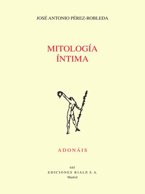 cover image of Mitología íntima